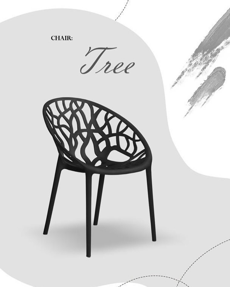 صندلی شاخ و برگی بسیار مقاوم ساخته شده از پلیمر