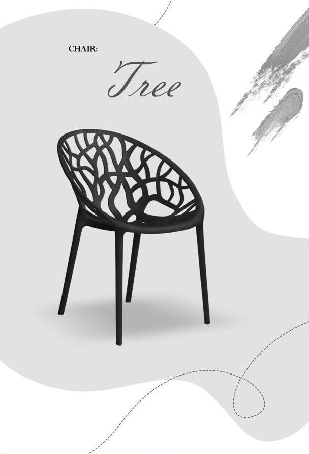 صندلی شاخ و برگی پلیمری